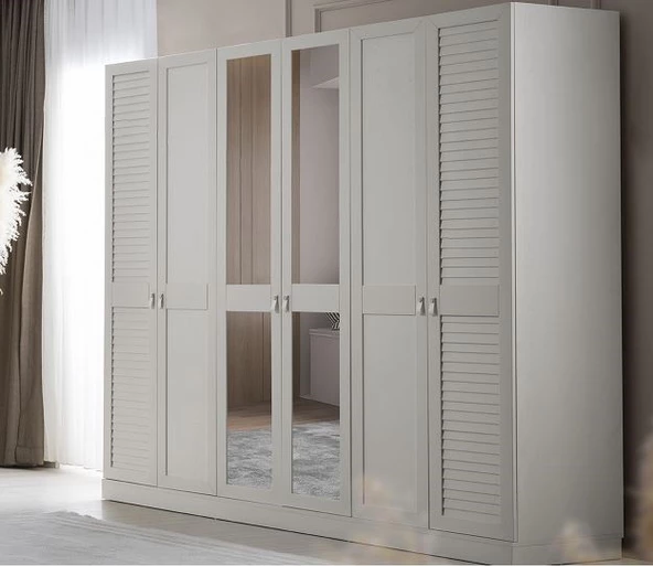 FİNİKE MDF 6 KAPILI DOLAP