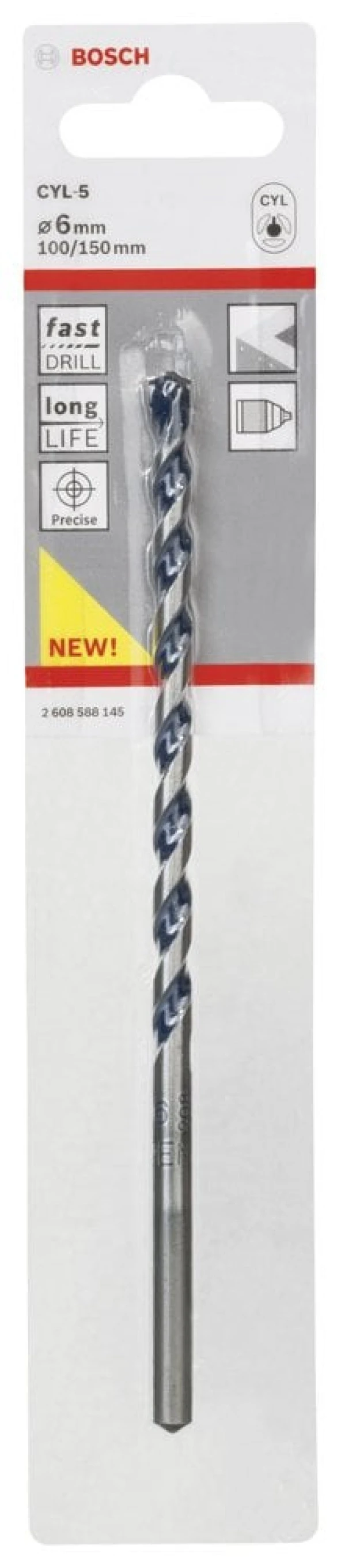 Bosch - cyl-5 Serisi, Blue Granite Turbo Beton Matkap Ucu, 6*150 mm - 2