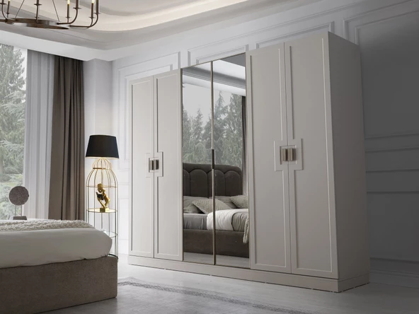 KAŞ MDF 6 KAPILI DOLAP