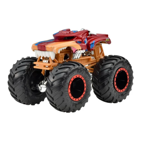 Hot Wheels Monster Trucks 1:64 Güçlü İkili Arabalar HOTWEILER - SCRATCH ATTACK FYJ64-HWN66 - 2