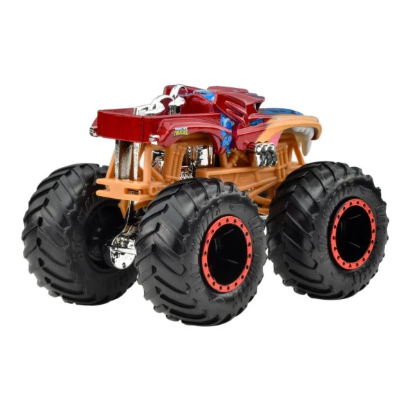 Hot Wheels Monster Trucks 1:64 Güçlü İkili Arabalar HOTWEILER - SCRATCH ATTACK FYJ64-HWN66 - 3