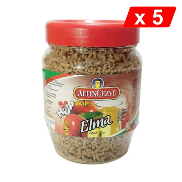 Altıncezve Granül Elma Aromalı İçecek Tozu 300 gr - 5Lİ PAKET ürün görseli 1