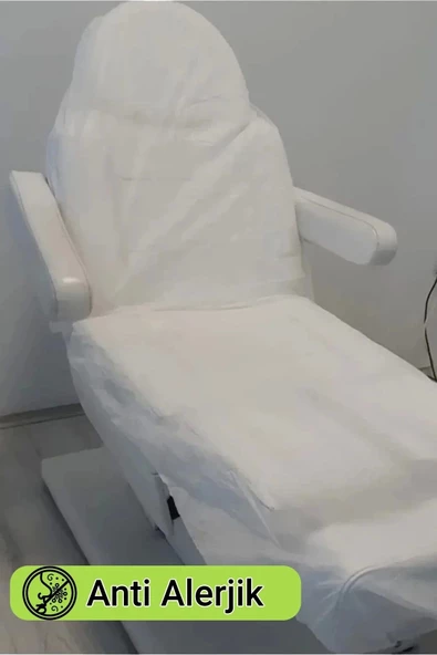 MivelaCure Tek Kullanımlık Çift Taraflı Sıvı Geçirmez Anti Alerjik Lastikli Sedye Örtüsü 80x240cm 100 Adet - 4
