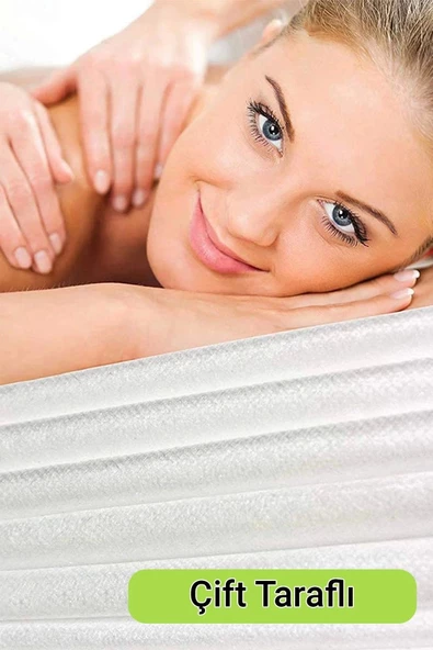 MivelaCure Tek Kullanımlık Çift Taraflı Sıvı Geçirmez Anti Alerjik Lastikli Sedye Örtüsü 80x240cm 100 Adet - 7
