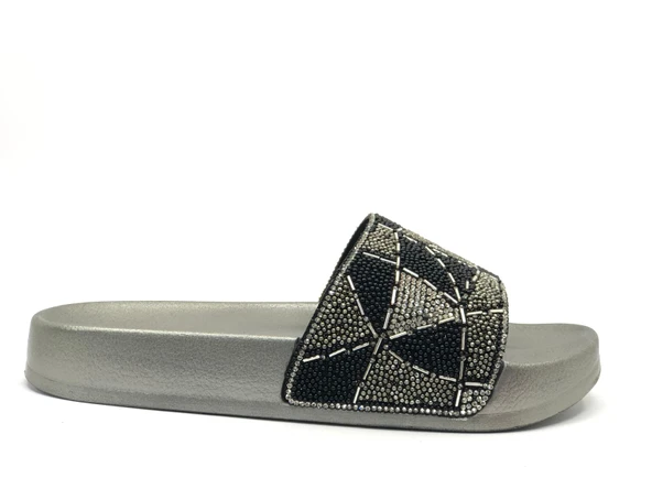 Pienn 20031-005 Genç Kız Kadın Boncuklu Terlik - Resim 8