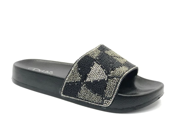 Pienn 20031-005 Genç Kız Kadın Boncuklu Terlik ürün görseli