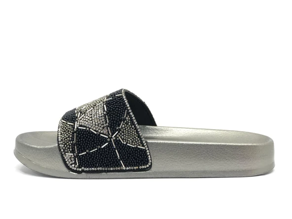 Pienn 20031-005 Genç Kız Kadın Boncuklu Terlik - Resim 9