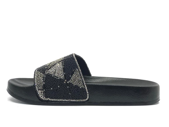 Pienn 20031-005 Genç Kız Kadın Boncuklu Terlik - Resim 5