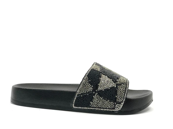 Pienn 20031-005 Genç Kız Kadın Boncuklu Terlik - Resim 2