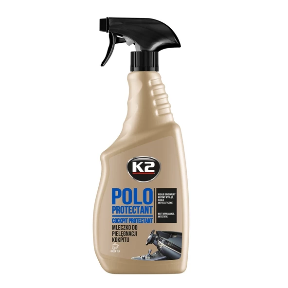 K2 Polo Protectant 750ml iç plastik vinil kauçuk koruyucu mat görünüm