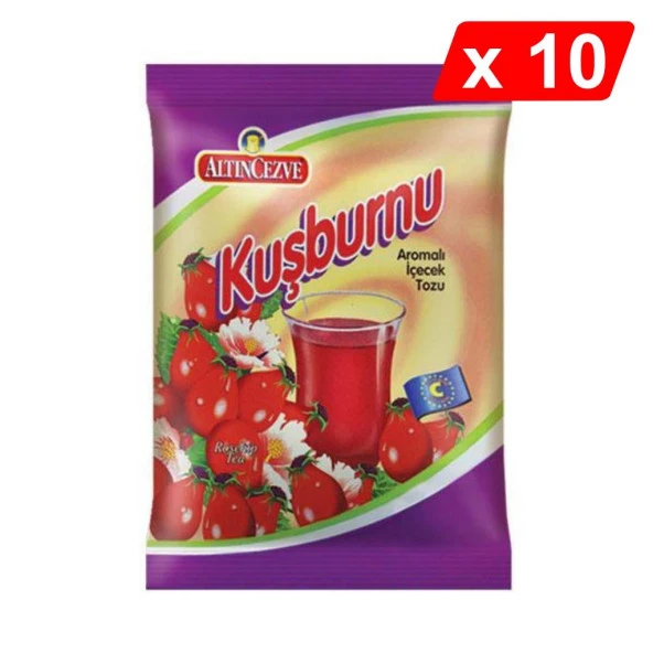 Altıncezve Kuşburnu Aromalı İçecek Tozu 250 Gr - 10LU PAKET