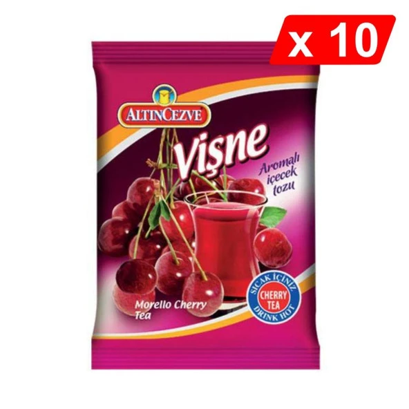Altıncezve Vişne Aromalı İçecek Tozu 250 Gr - 10LU PAKET