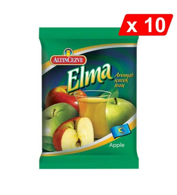 Altıncezve Elma Aromalı İçecek Tozu 250 Gr - 10LU PAKET