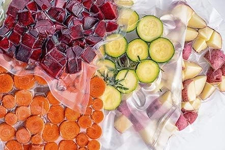 Büyük Boy 100 Adet 21,5 cm x 23,5 cm Şeffaf Vakum Poşeti Ambalajı Vakumlu Torba - 3