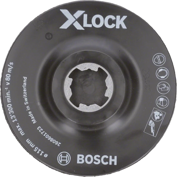 Bosch - X-LOCK - SCM Merkez Delikli Taban 115 mm