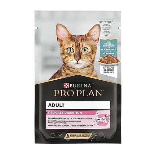 Pro Plan Pouch Delicate Okyanus Balıklı Yetişkin Kedi Konservesi 26 Adet 85 Gr ürün görseli 1