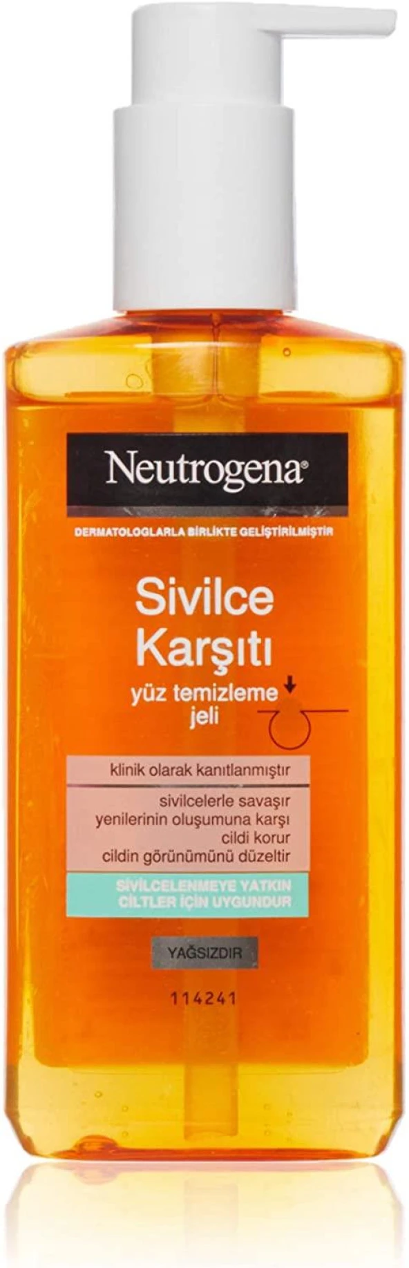 Neutrogena Visibly Clear Sivilce Karşıtı Yüz Temizleme Jeli, 200 ml