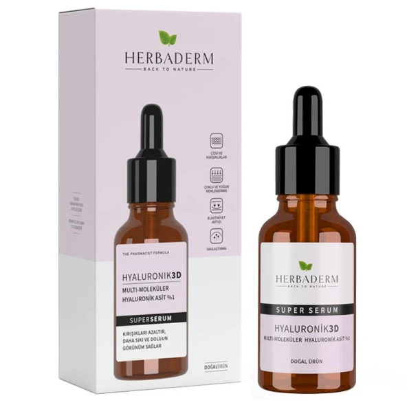 Herbaderm Hyaluronik 3D Serum 30 ml