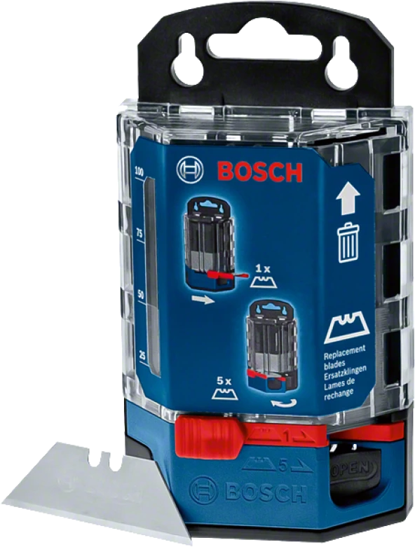 Bosch Profesyonel Maket Bıçağı Yedeği 50 Parça