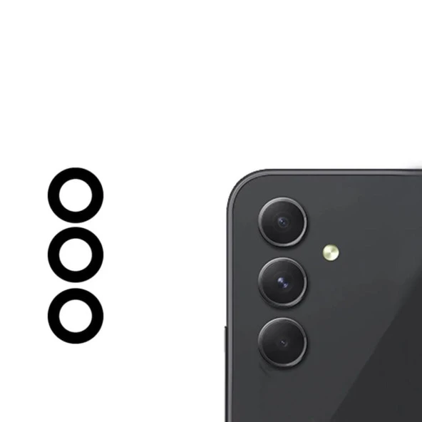 Samsung Galaxy A54 5G A546 İle Uyumlu Kamera Camı
