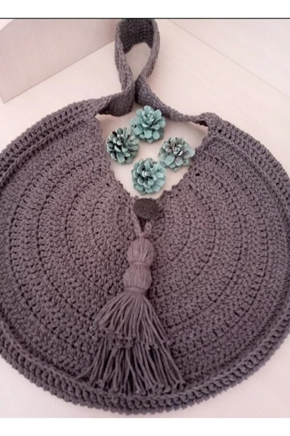 El Örgü Çanta Askılı Çanta - 2