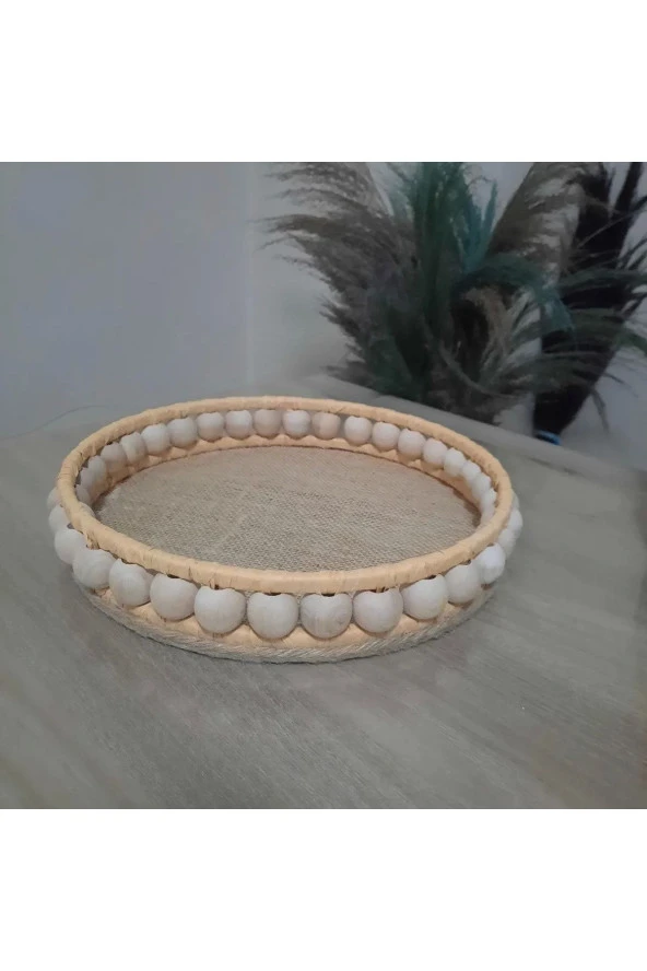 Hasır EL Yapımı Tepsi Sepet 26 CM - 3