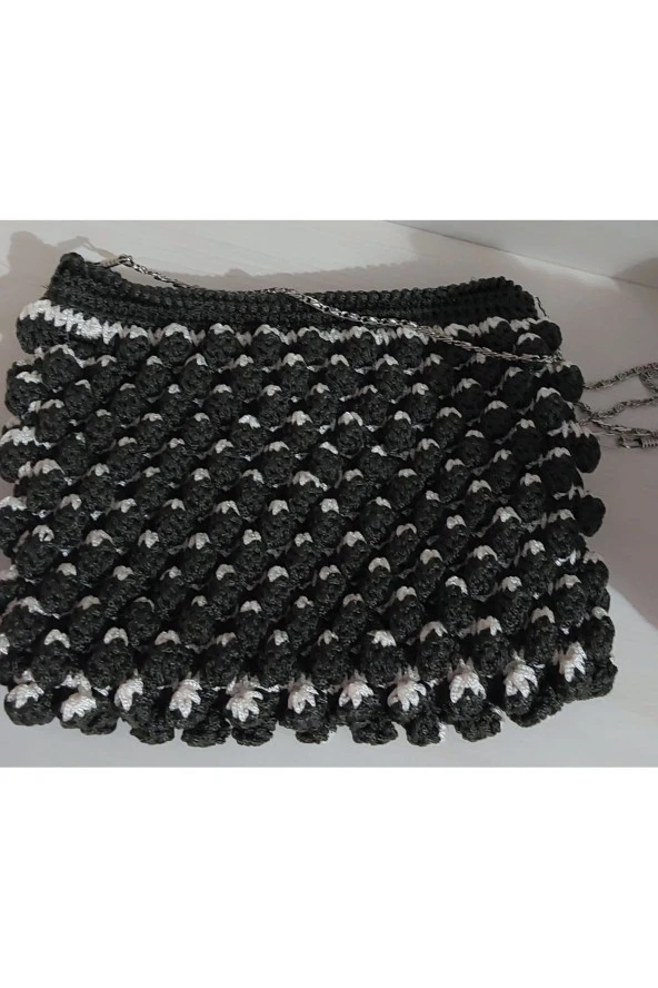 EL YAPIMI ÇİLEK MODEL ASKILI ÇANTA - 2