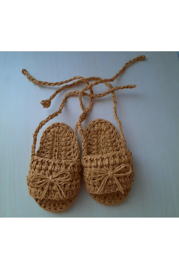 Kağıt İplik Bebek Ev Terliği - 6