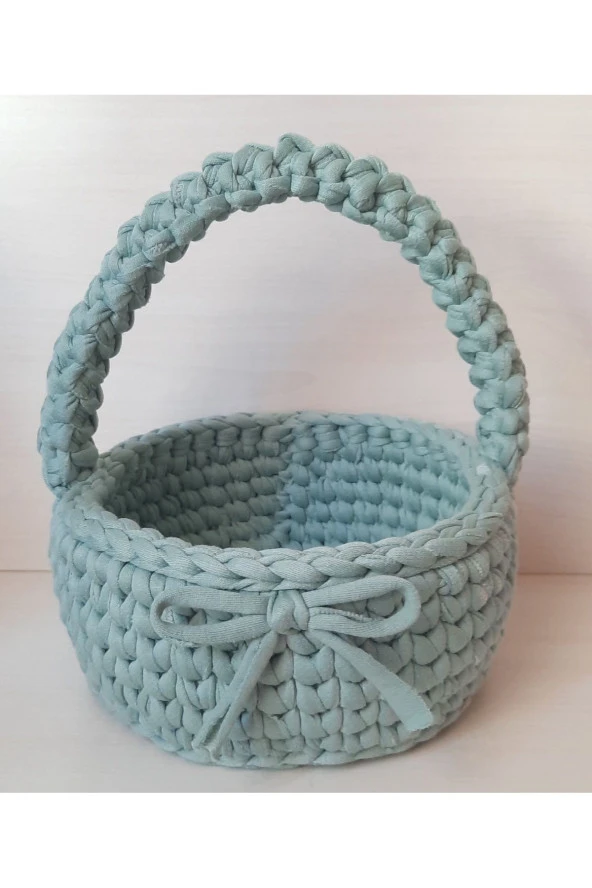 Düzenleyici El Yapımı Sepet/çok Amaçlı Örgü Sepet - 3