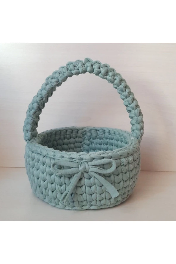 Düzenleyici El Yapımı Sepet/çok Amaçlı Örgü Sepet - 4