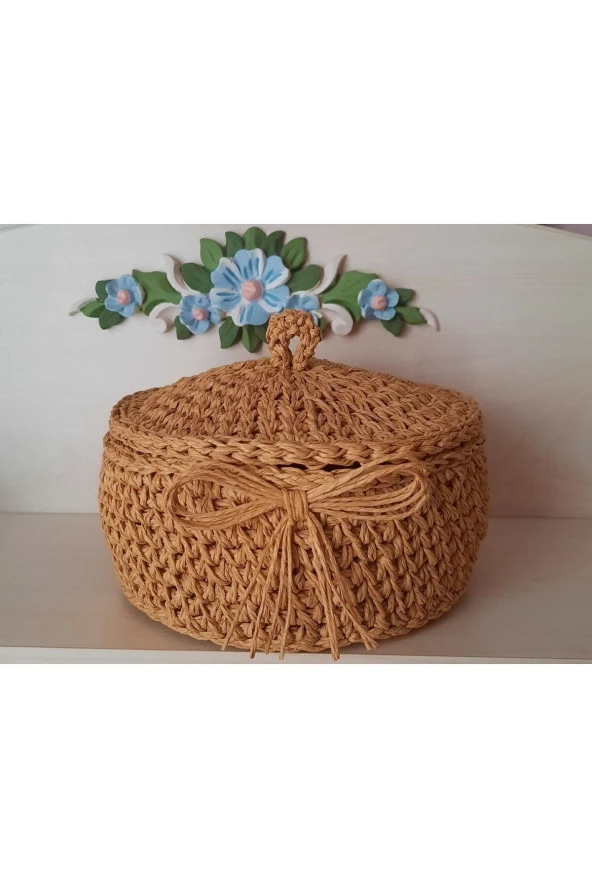 Hasır Sepet Kağıt İplik Sepet - 2