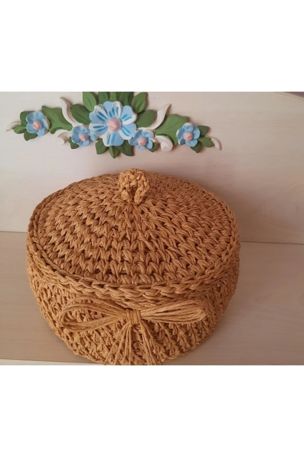 Hasır Sepet Kağıt İplik Sepet - 3