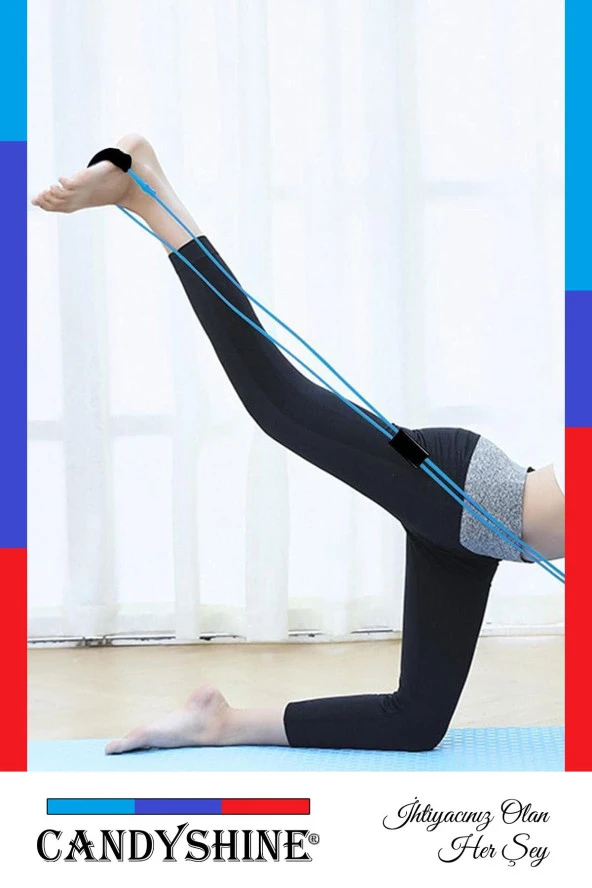 ® Pilates Jimnastik Egzersiz Direnç Lastik Yoga Spor Kondisyon Aerobik Vücut Şekillendir Sıkılaştır