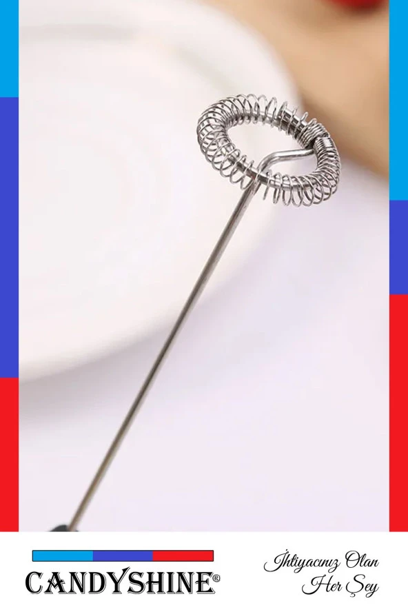 Kahve&süt Köpürtücü, Pilli Karıştırıcı - 3