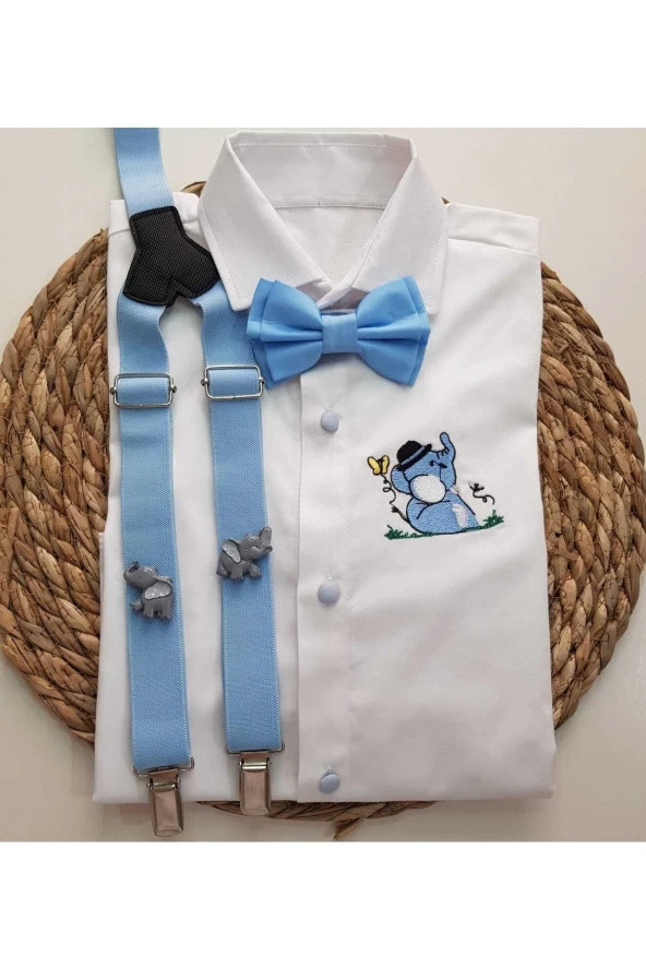 Fil Konseptli Askı Papyon Gömlek ürün görseli 1