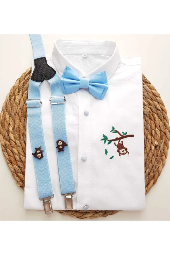 Kukuli Konseptli Askı Papyon Gömlek ürün görseli 1