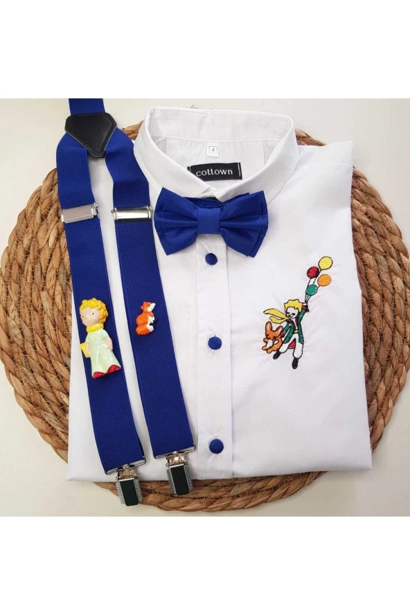 Küçük Prens Konseptli Askı Papyon Gömlek ürün görseli 1