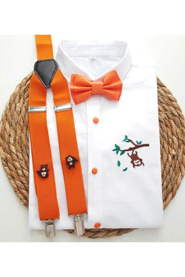 Kukuli Konseptli Askı Papyon Gömlek ürün görseli 1