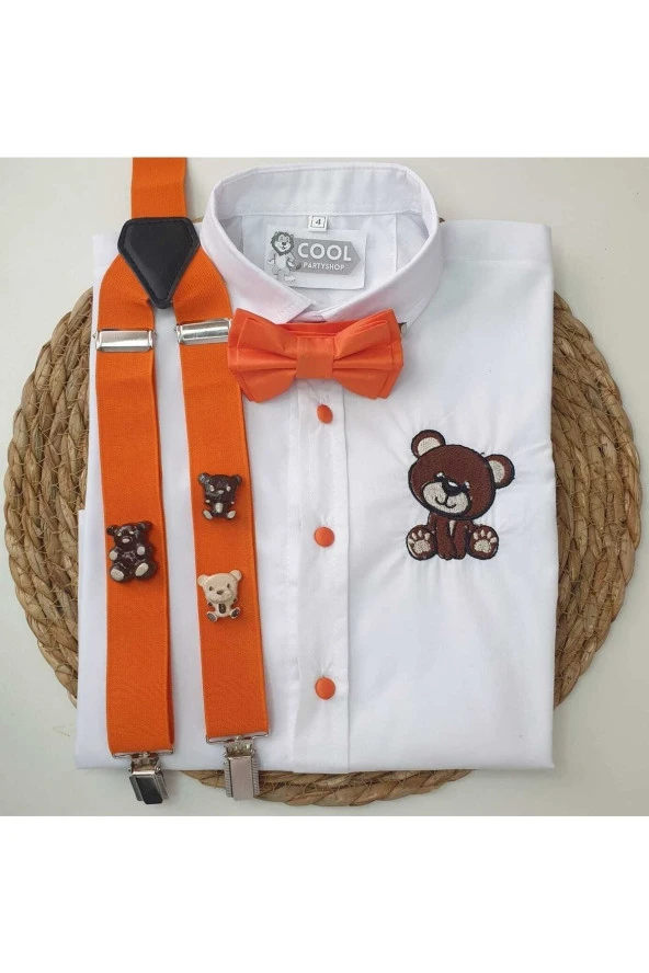 Ayıcık Konseptli Askı Papyon Gömlek ürün görseli 1