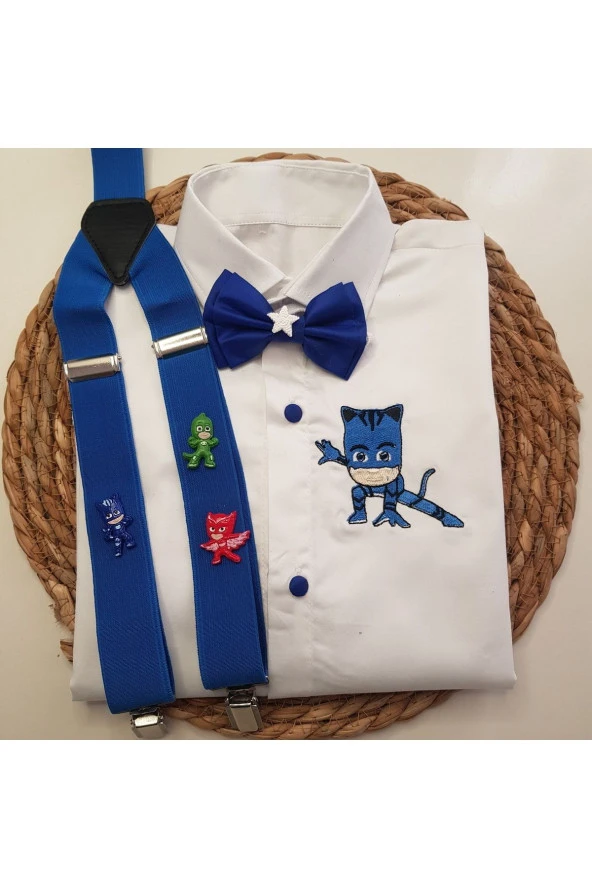 Pjmaskeliler Aski Papyon Gomlek ürün görseli 1