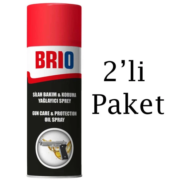 Brio Sılah Bakım & Koruma Yağlayıcı Sprey 200 Ml 2'li Paket