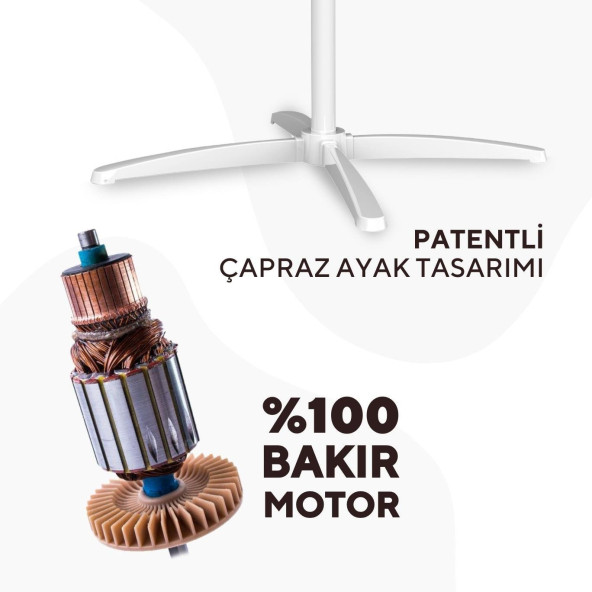 Kumtel KTF-290 Ayaklı Vantilatör - 4