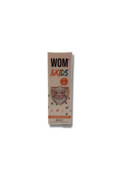 WOM & Kids Hamile Ve Çocuklar Için Ağız Bakım Solüsyonu 20 ml