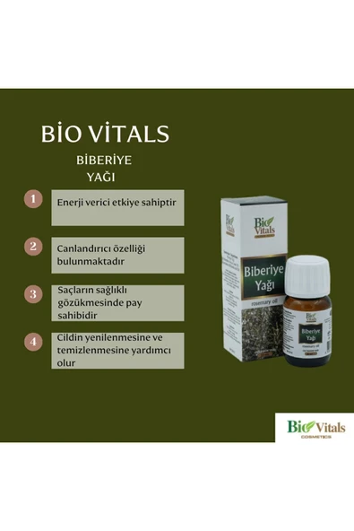 BİO VİTALS Biovitals Biberiye Yağı 20ml - 3