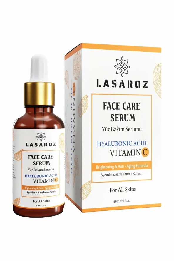Lasaroz Yüz Bakım Serumu Hyaluronic Acid Vitamin C 30 ml - Resim 4