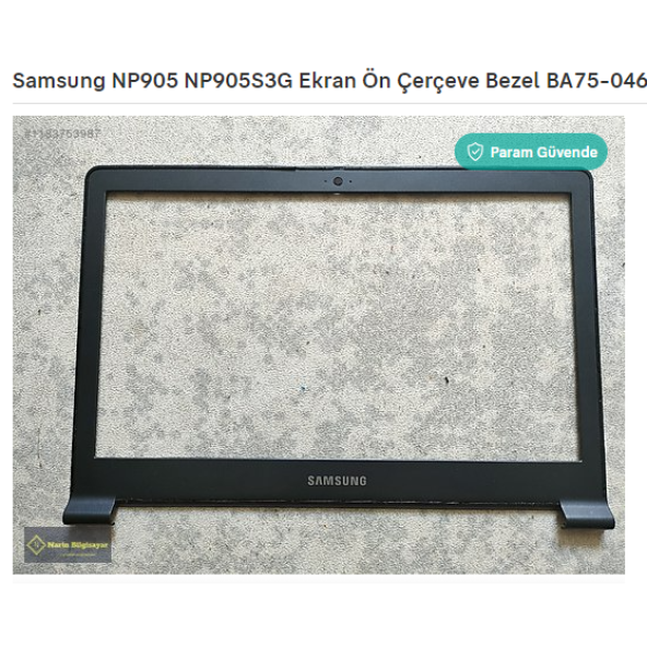 Samsung NP905 NP905S3G Ekran Ön Çerçeve Bezel BA75-04671A