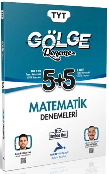 PARAF TYT 5+5 MATEMATİK GÖLGE DENEME DERECE TİMİ    Z TAKIMI