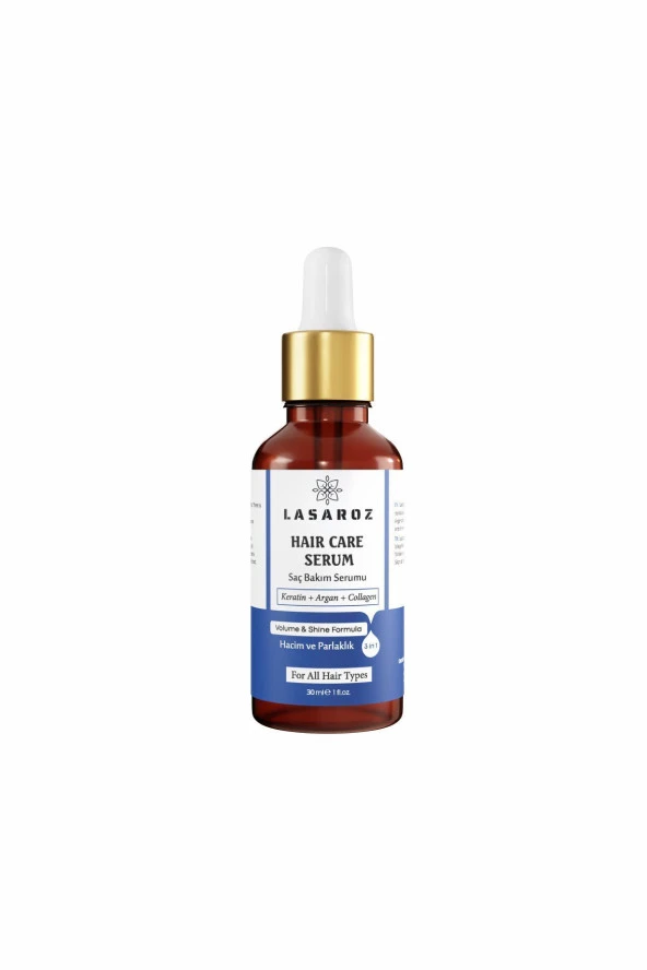 Lasaroz Saç Bakım Serumu Argan Keratin Kolajen 30 ml - 6