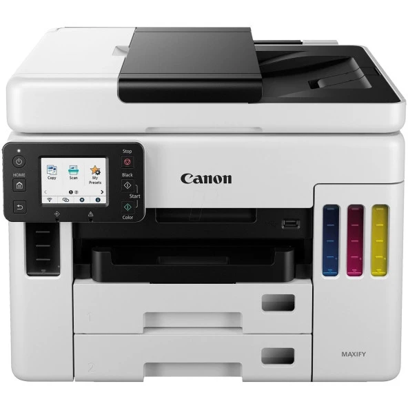 Canon A4 Renkli Maxıfy Gx7040 Yazıcı Tarayıcı Fotokopi Fax Usb 2.0,Ethernet,Kablosuz Tanklı