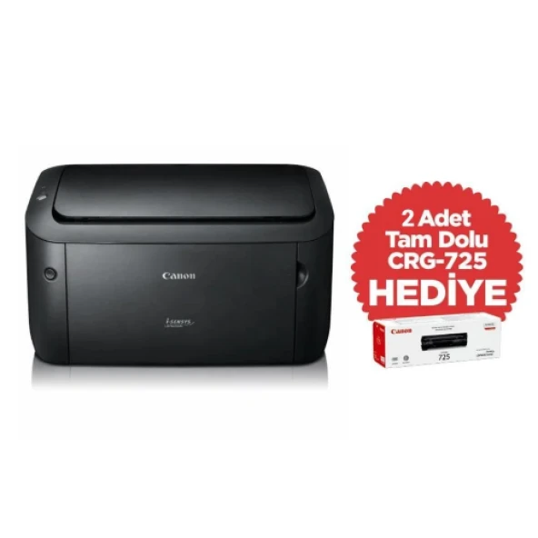 CANON LBP6030B A4 Siyah Laser Yazıcı USB 2.0 Demo+2 Tonerli